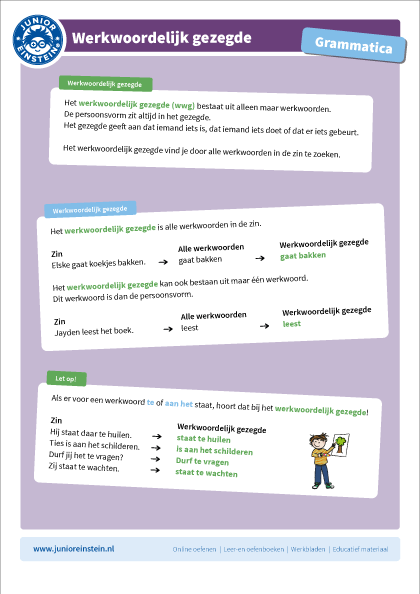 Gezegde werkwoordelijk en naamwoordelijk