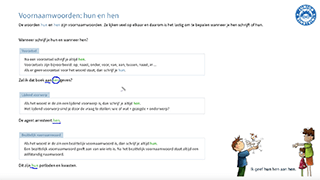 Voornaamwoorden: hun en hen
