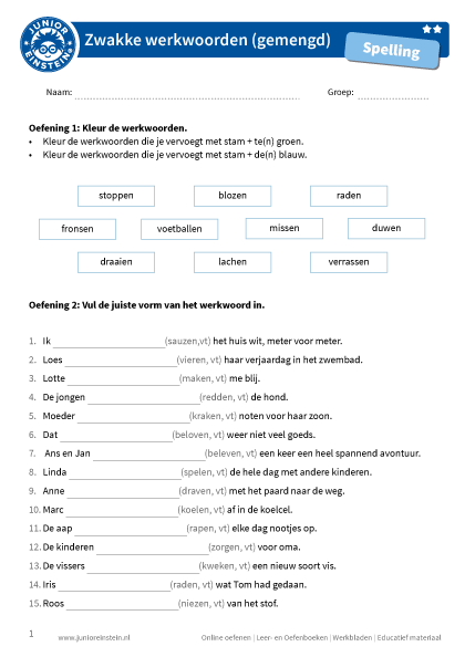 Flirten verleden tijd