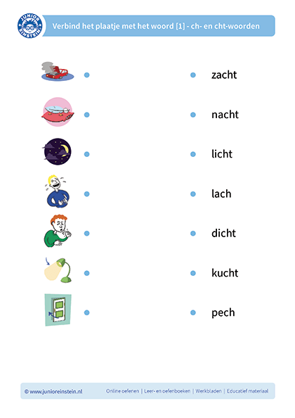 Verbind Het Plaatje Met Het Woord 1 Ch En Cht woorden Verbind Het Plaatje Met Het Woord 1 Ch En Cht woorden